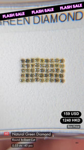 Natural Green Diamond Deal (0.53 Cts)